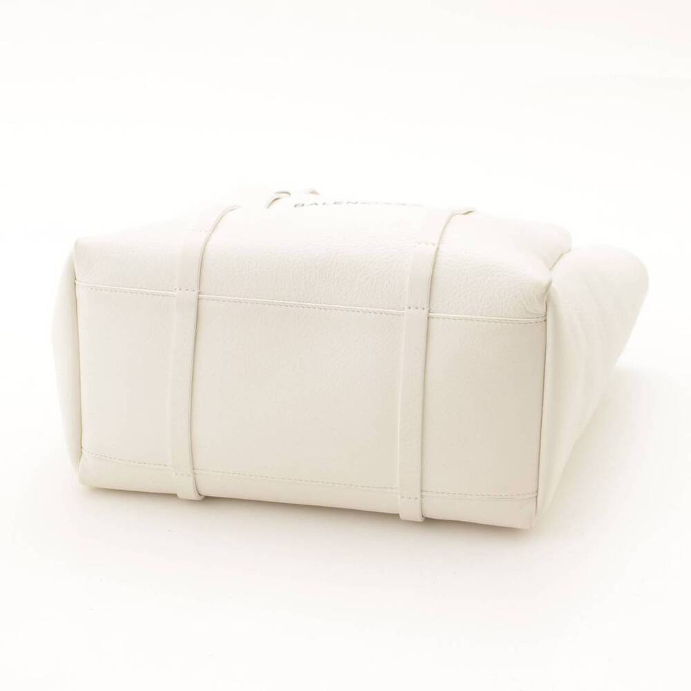 Balenciaga Leather Tote Bag White - Picture 4 of 8